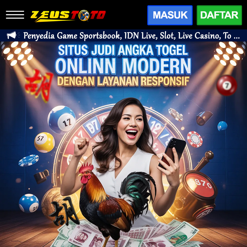 ZEUSTOTO # Situs Judi Angka Togel Online Modern dengan Layanan Responsif image 1