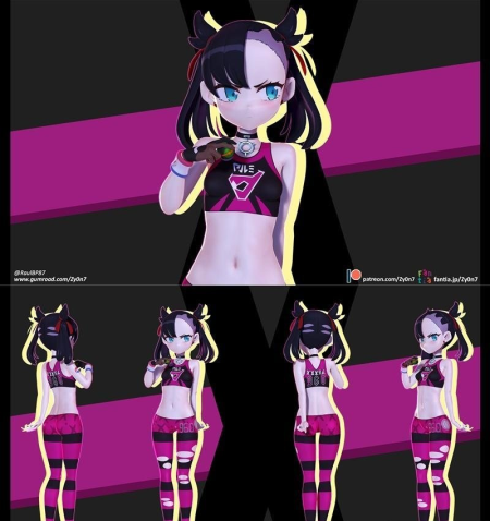 Marnie by Zy0n7 – 3D Print Model Marnie by Zy0n7 – 3D Print Model