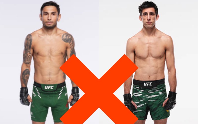 Алекс Перес отпадна от битката със Стив Ерцег в UFC Vegas 109