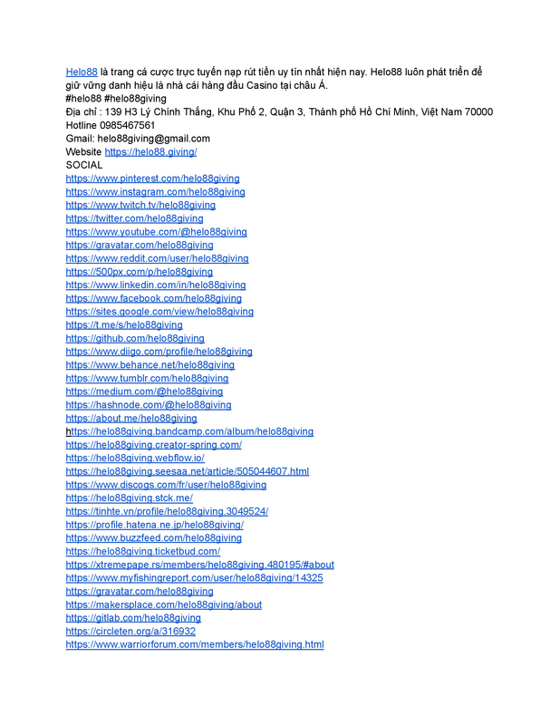 HELO88 - Trang chính thức đăng ký, đăng nhập Helo88