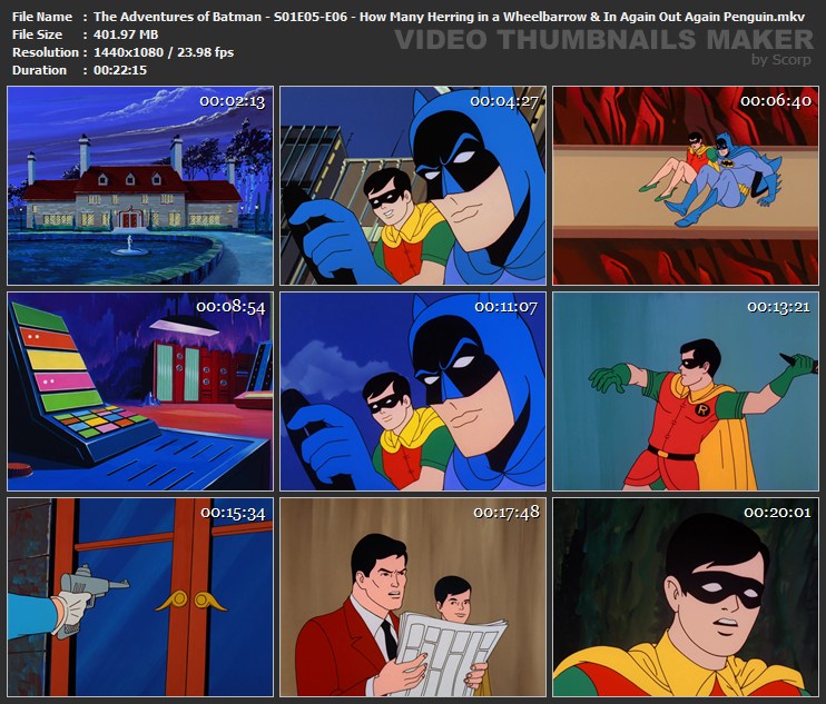 The Adventures of Batman - S01E05-E06 - How Many Herring in a Wheelbarrow & In Again Out Again Pengu