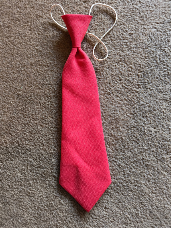 Red Tie with Elastic