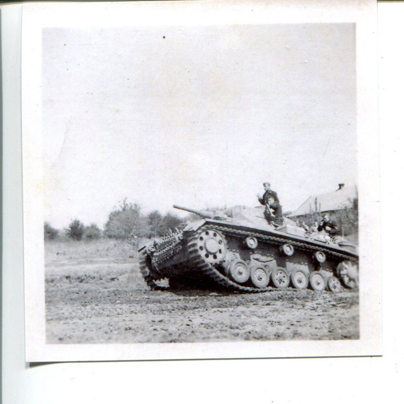 Panzer Tank III Wehrmacht auf Vormarsch in Rußla