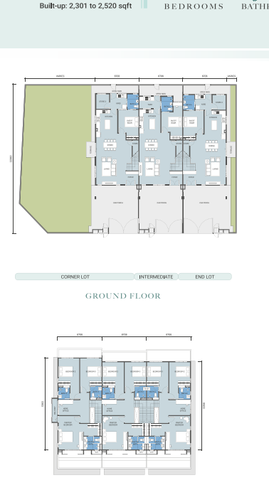Barola Type A floor plan in Setia Alam, Selangor