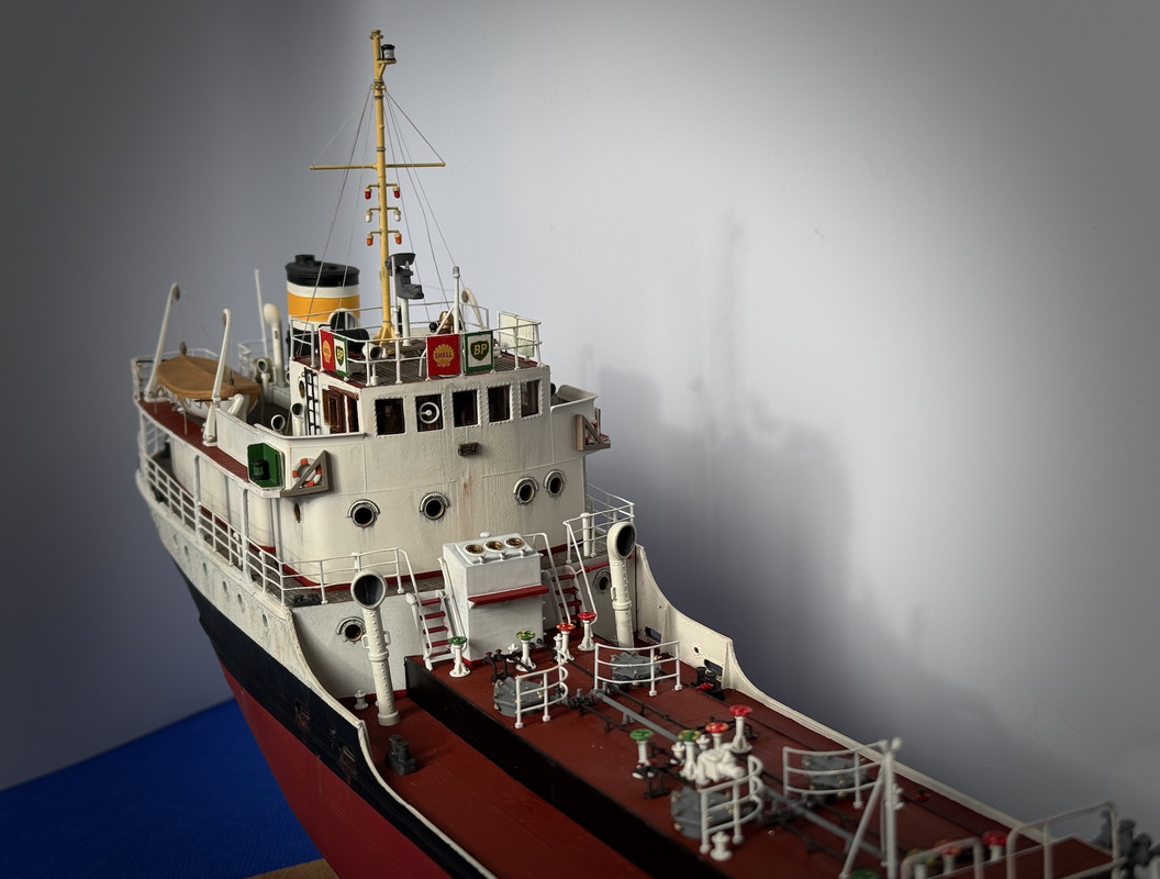 Ship model - Shell Welder - 1955 - UK Tanker Coaster - 3D Print - 1:100 21