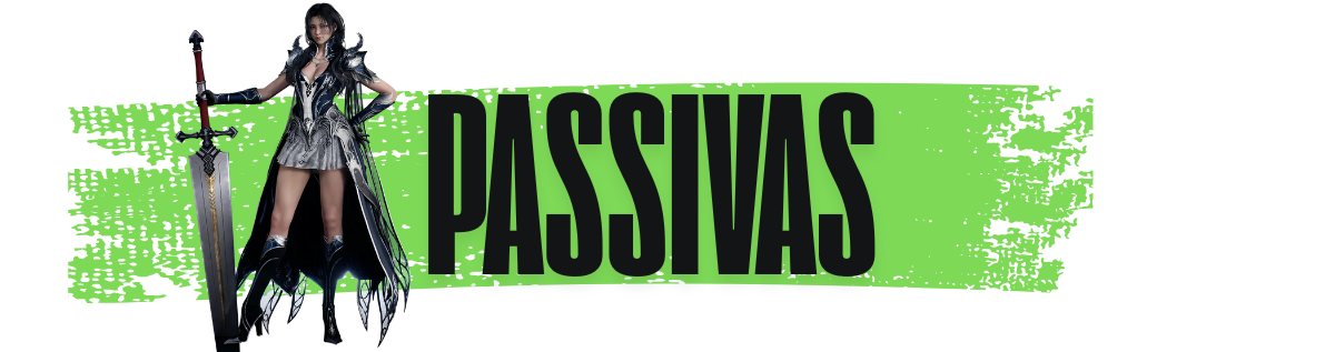 Habilidades Passivas Gladiador