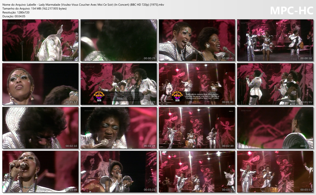 Labelle - Lady Marmalade (Voulez-Vous Coucher Avec Moi Ce Soir) (In Concert) (BBC HD 720p) [1975]