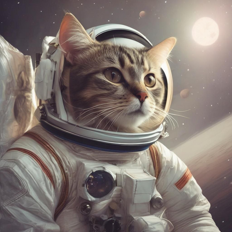 Astronaut cat