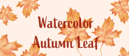 Sketch & Paint: Watercolor Autumn Leaf