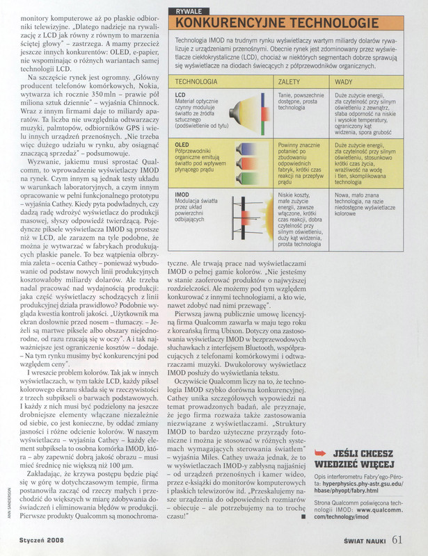 Świat Techniki 2008 Styczeń 04