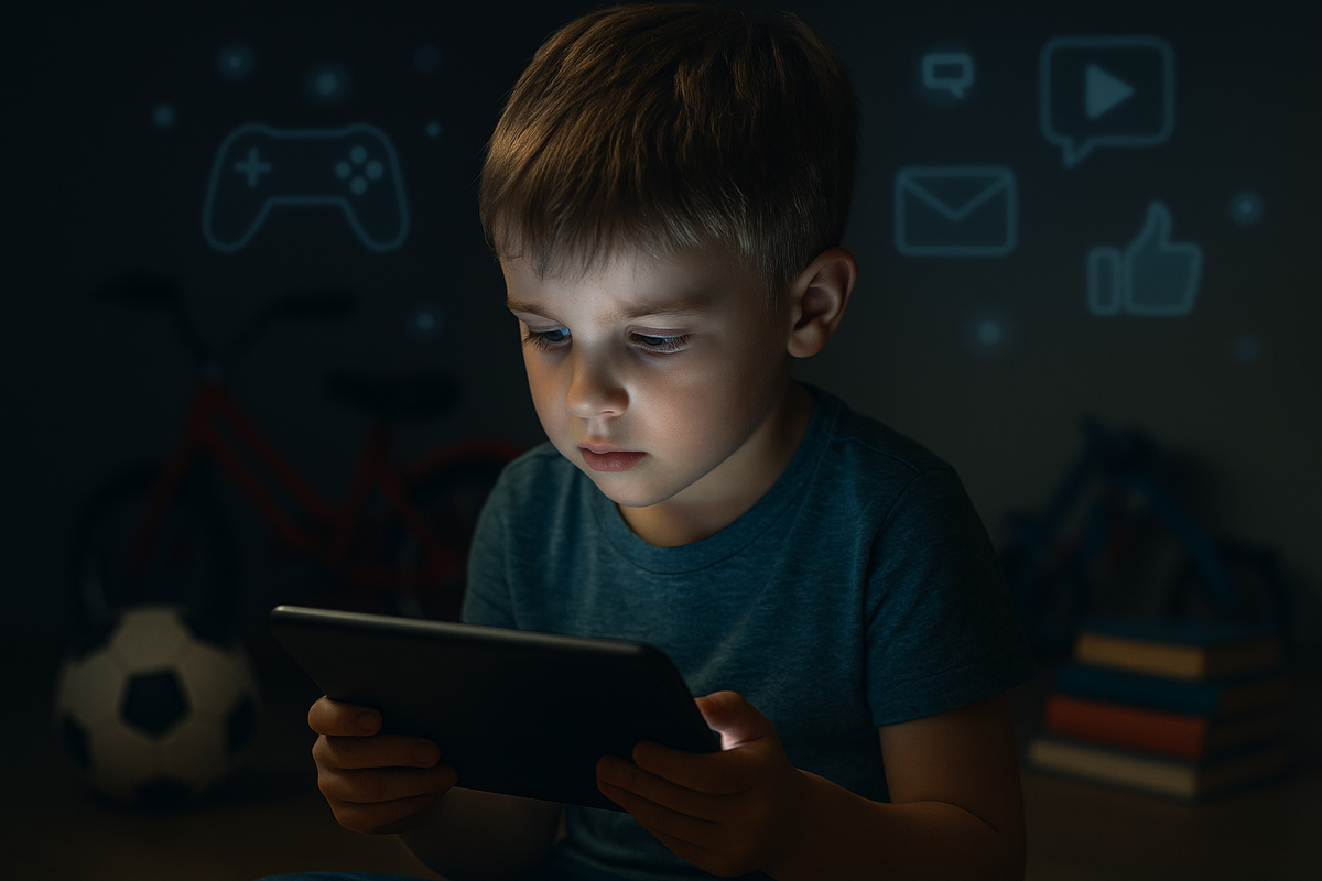Crianças Plugadas: Como a Tecnologia Está Virando a Nova Babá Digital