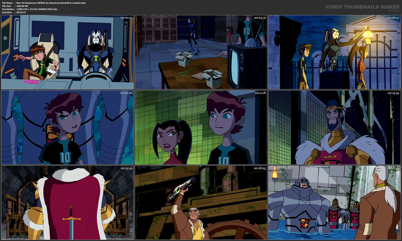 Ben 10 Omniverse S05E04 An American Benwolf in London.mkv