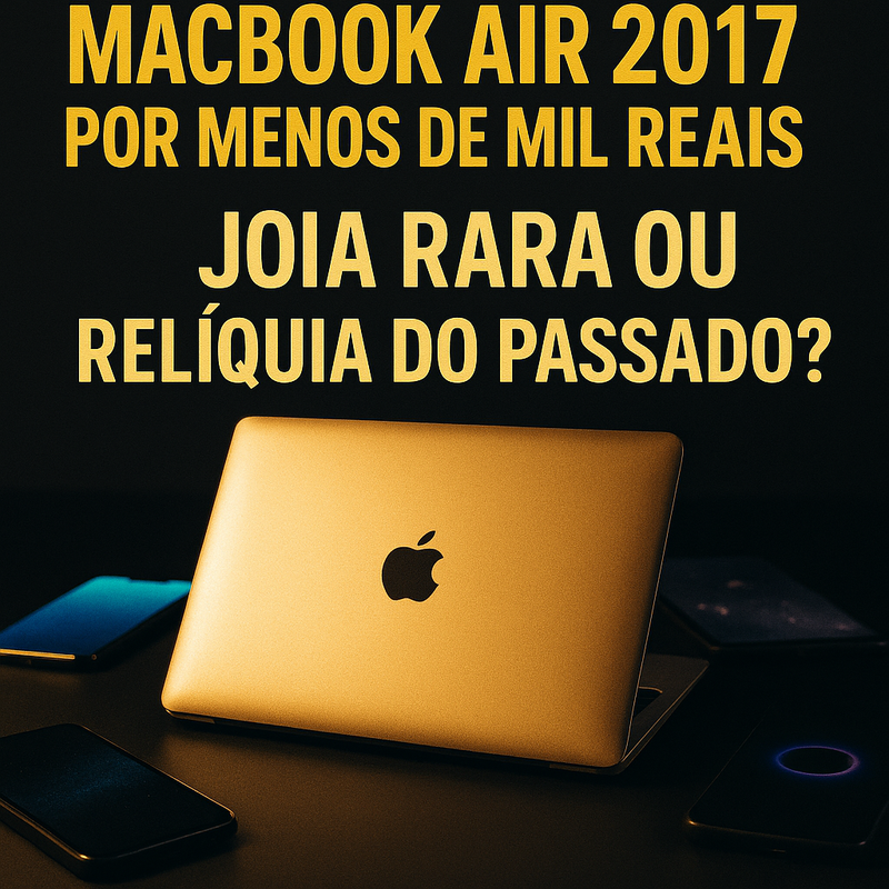 MacBook Air 2017 por Menos de Mil Reais: Joia Rara ou Relíquia do Passado?
