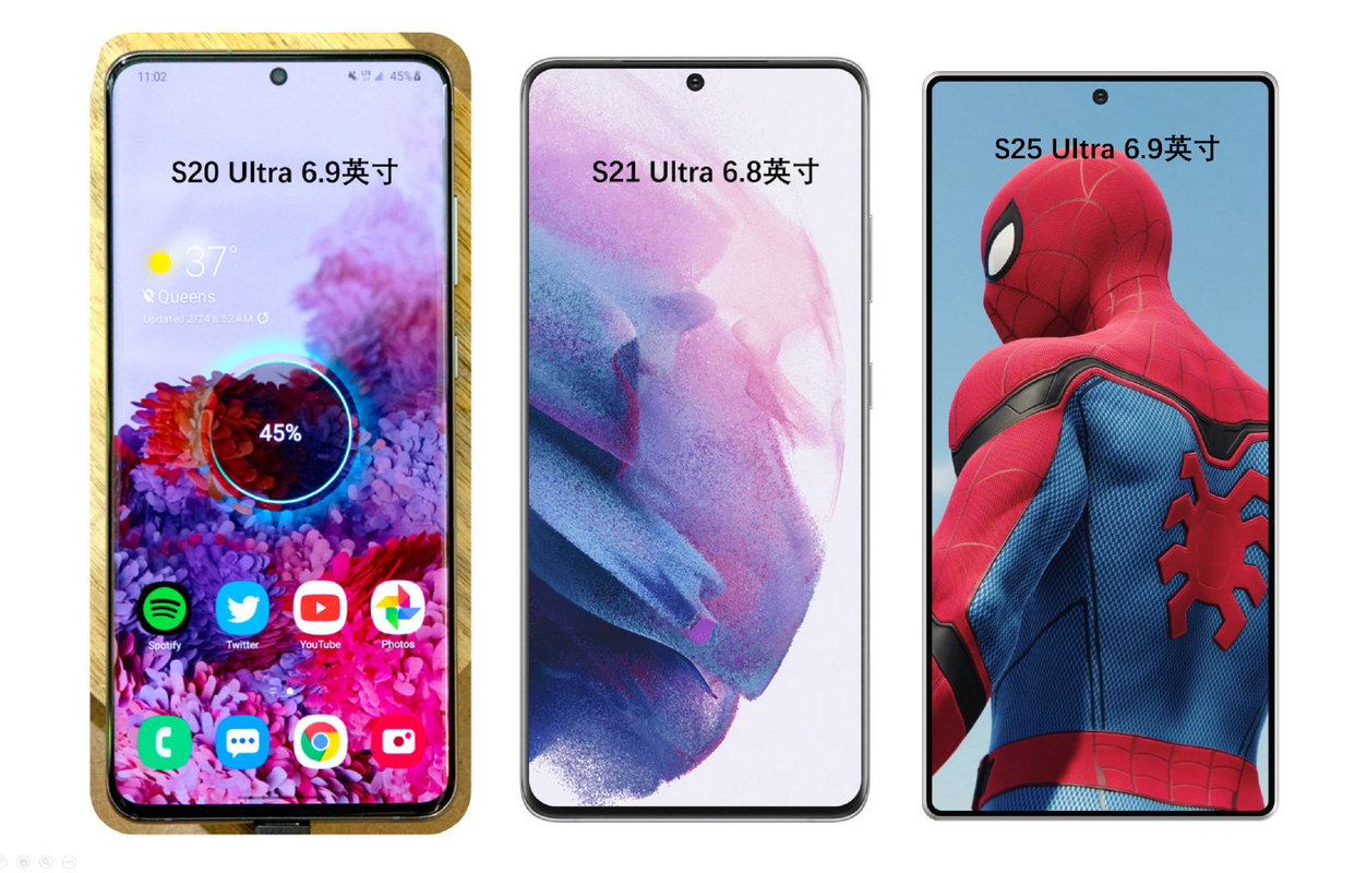 La Evolución de los Flagship de Samsung: Smartphone Galaxy S20 Ultra, Galaxy S21 Ultra y Galaxy S25 visto en ciberninjas