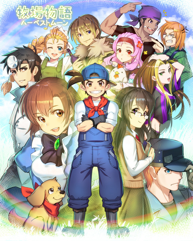 doctor-popuri-cliff-karen-maria-and-etc-harvest-moon-back-to-n
