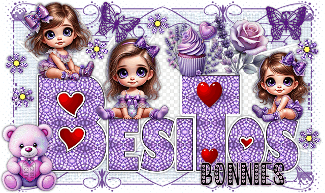 Besos Peques Lavanda bonnies