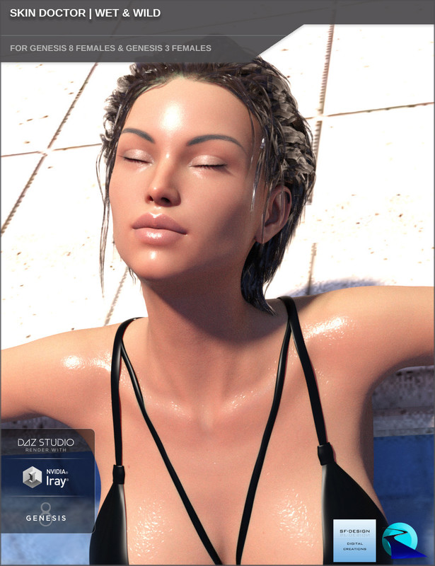 Skin Doctor - Wet & Wild for Genesis 8 and 3 Female(s) Skin Doctor - Wet & Wild for Genesis 8 and 3 Female(s)