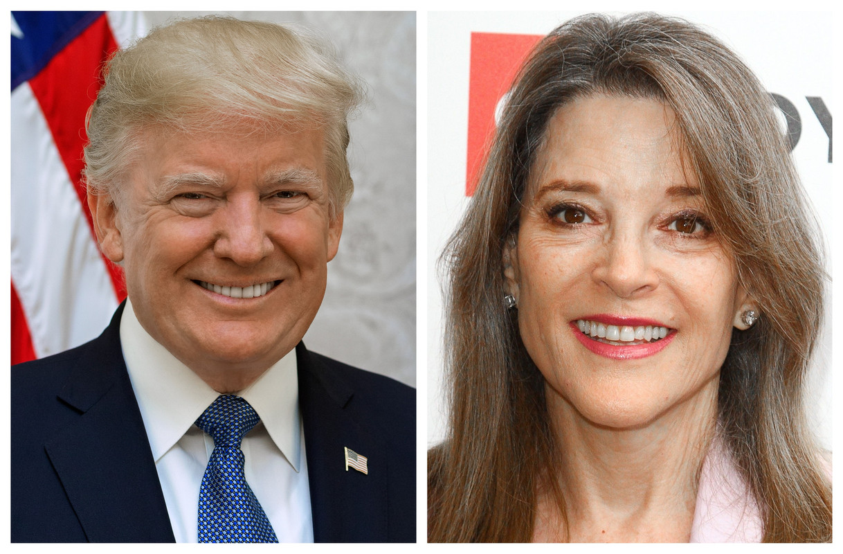 Relationship between Donald Trump and Marianne Williamson