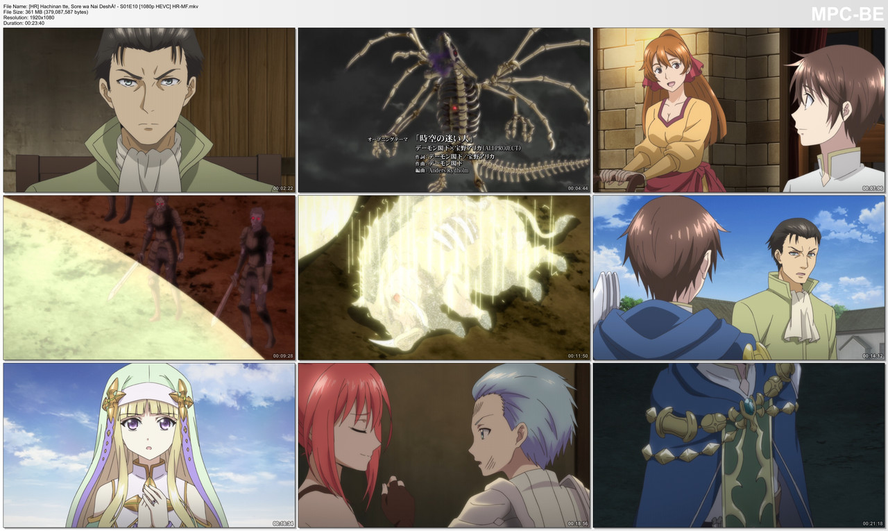 [HR] Hachinan tte, Sore wa Nai DeshÅ! - S01E10 [1080p HEVC] HR-MF.mkv_thumbs
