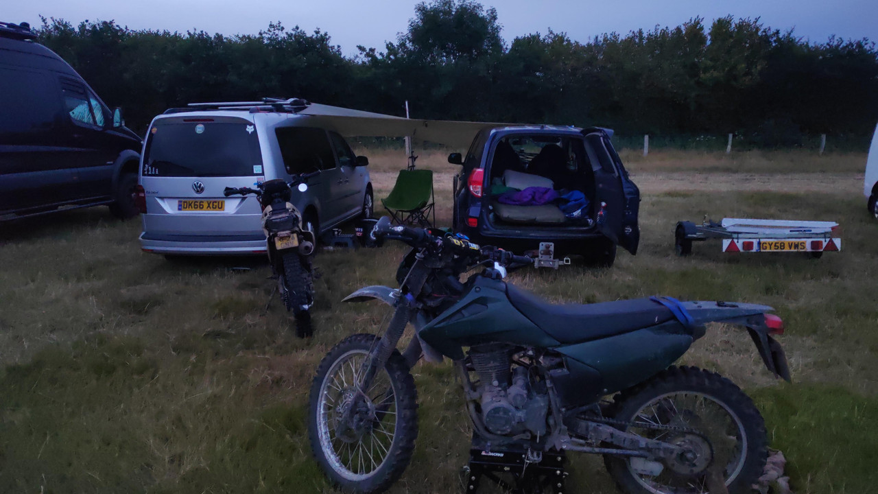 Camping set up.