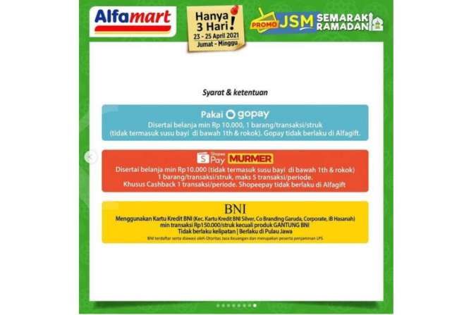 Katalog Promo Alfamart 23-25 April 2021 
