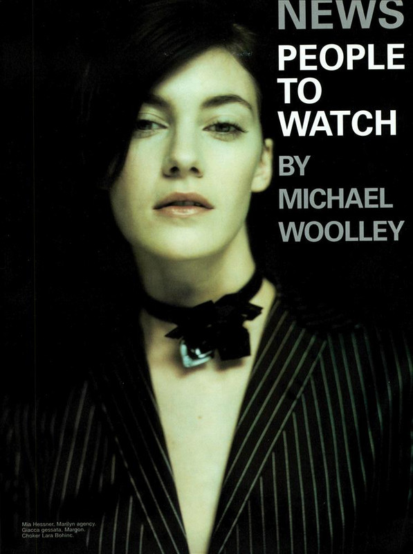 ARCHIVIO - Vogue Italia (February 2001) - People To Watch - 002