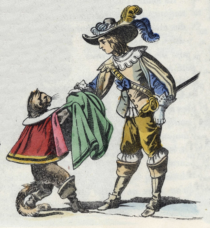 3-Unknown-Artist-The-cat-and-his-master-the-Marquis-of-Carabas-Illustration-of-the-tale-The-cat-b
