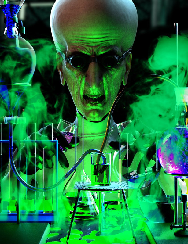 Mad Scientist HD for Genesis 8 Male