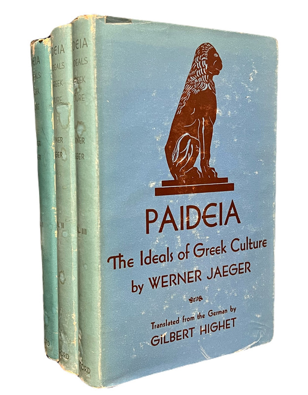 Paideia: The Ideals of Greek Culture