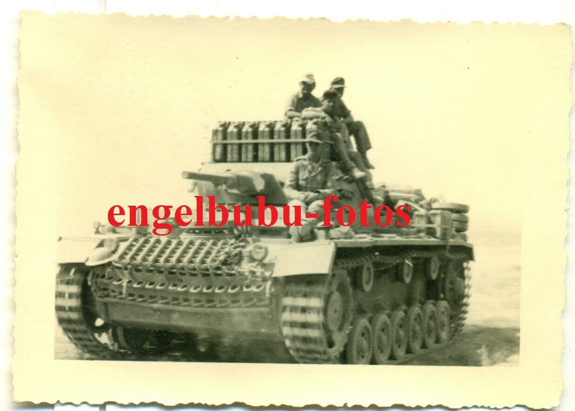 Afrikakorps - WH - PANZER III mit Tarnung - WÜSTE - 4