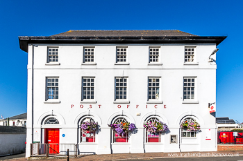 This striking Post Office building from 1928 is at the top of Belle Vue in Bude.