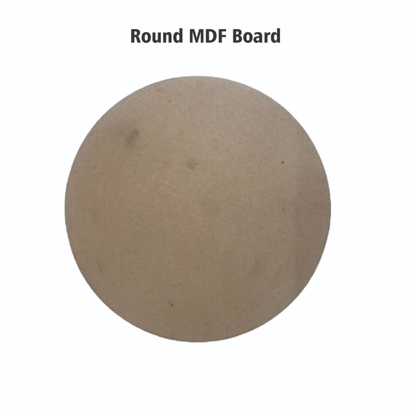 Penkraft Meenakari art Radha Side Face  Round MDF DIY Kit 