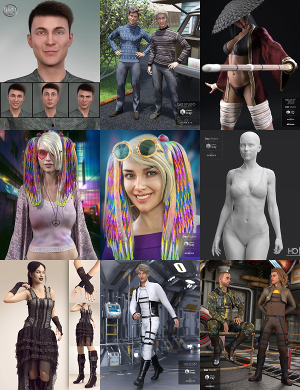 DAZ Bundle 08092019 DAZ Bundle 08092019