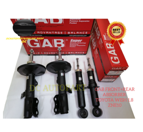 Original Gab Toyota Wish 1 8 Zne10 Wish 2 0 Ane10 2003 2007 Absorber Front Rear Abs Frt Rr 1pair 2pcs Lazada