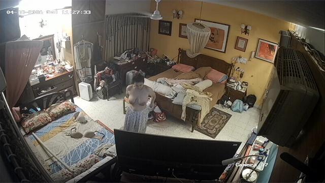 Beautiful-Bhabhi-Changing-Clothes-CCTV-C