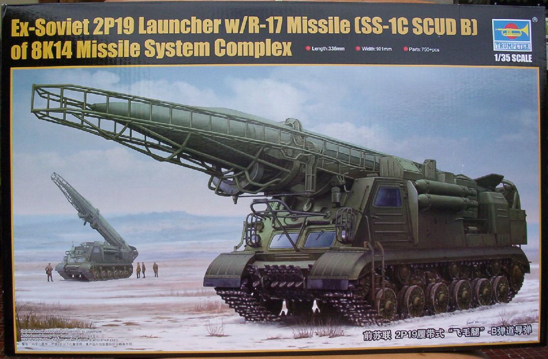 Trumpeter 35 2P19 Launcher R-17 Missile