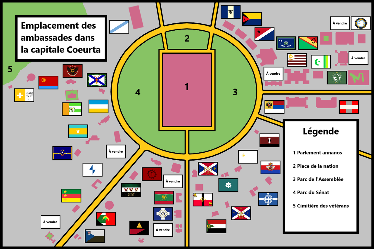 Carte du centre de Coeurta