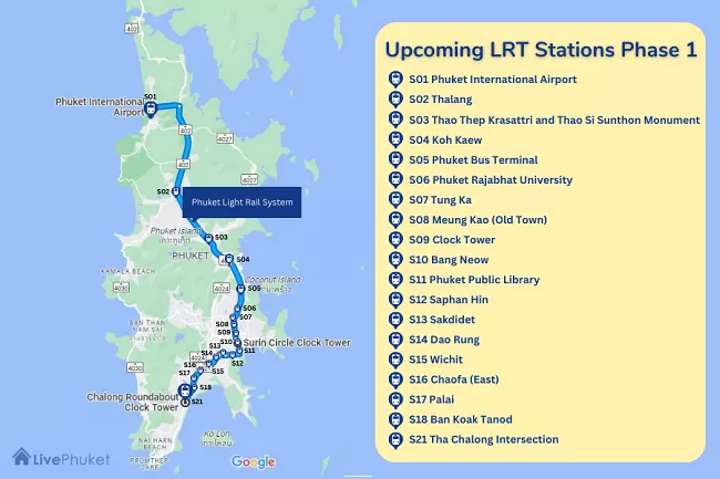 Phuket’s Light Rail System