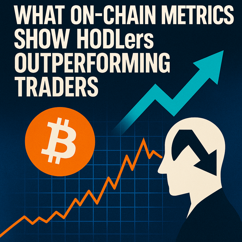 What on-chain metrics show HODLers outperforming traders