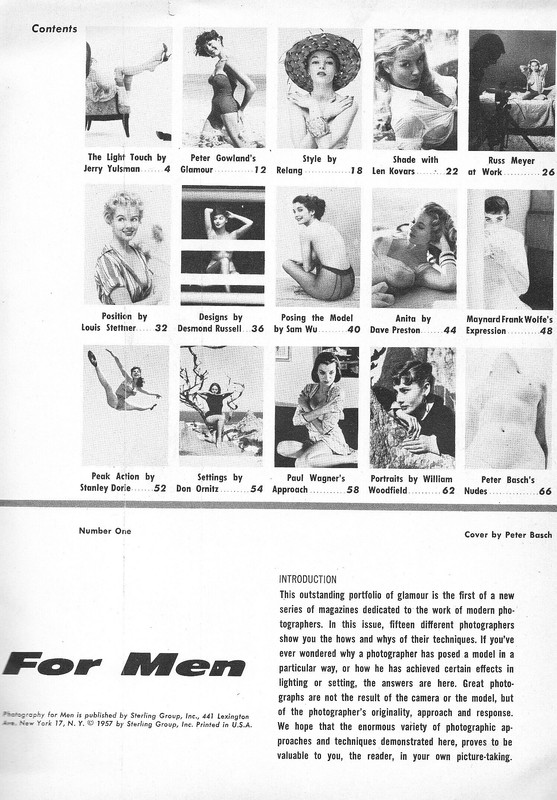 Russ Meyer at Work photo4men-2contents