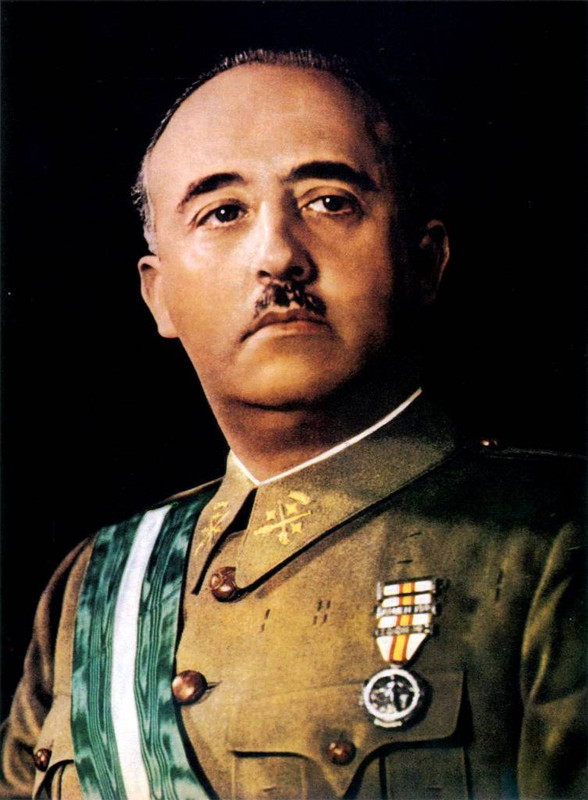 El dictador Francisco Franco