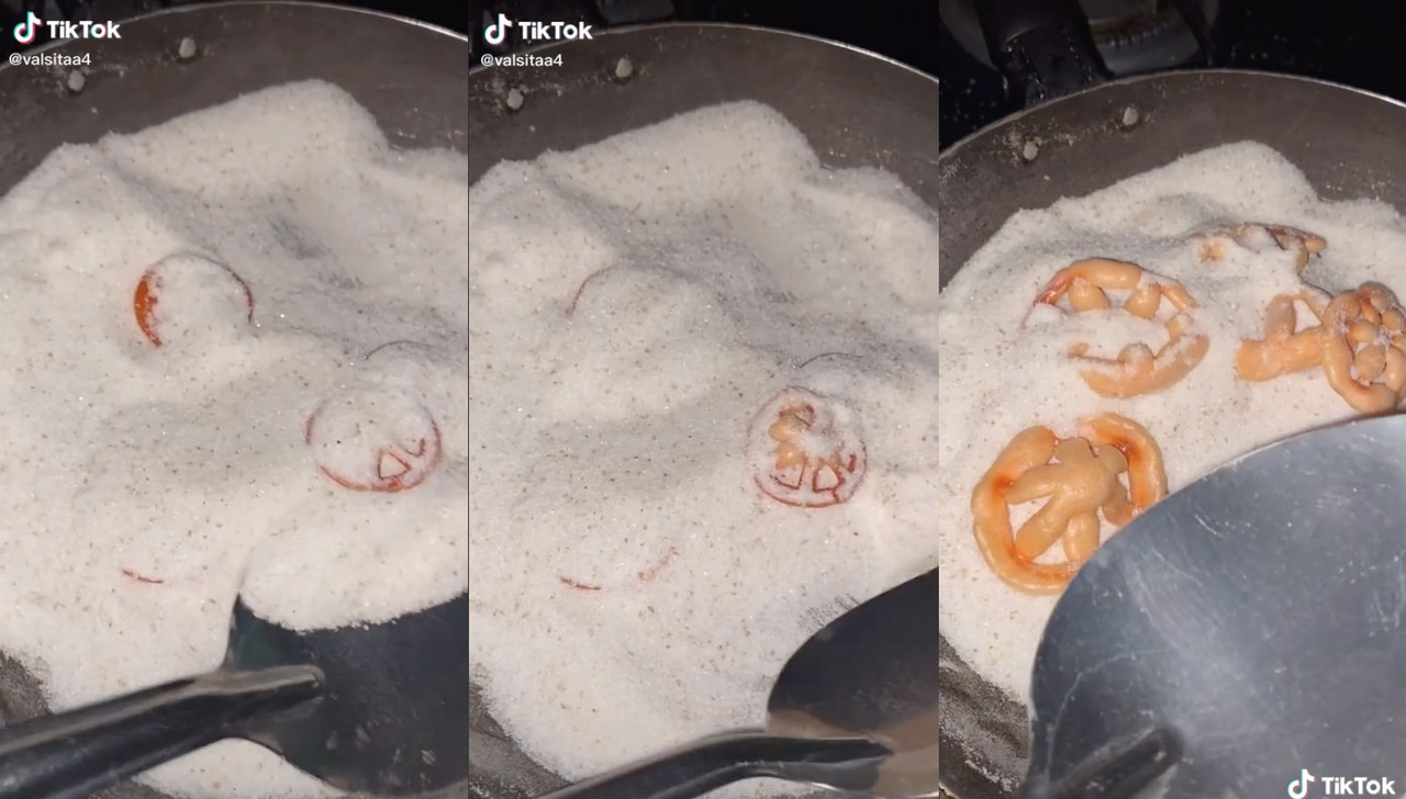Truco de TikTok para hacer chicharrones con sal caliente