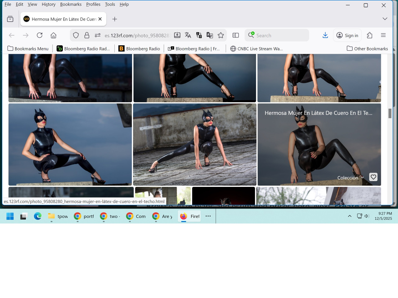 95808283 beautiful woman in leather latex on the