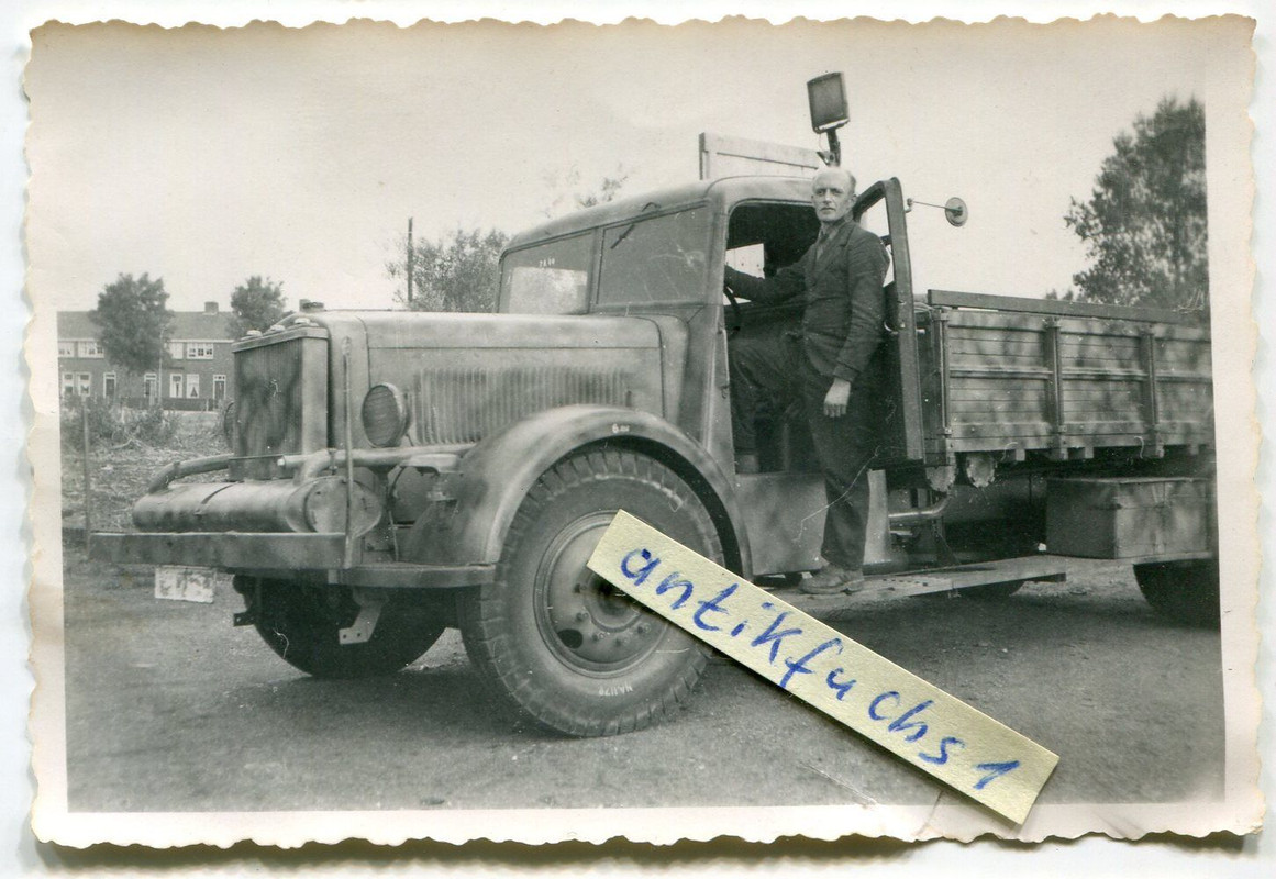 WH-LKW mit Holzvergaser und spätem Tarnanstrich 1944