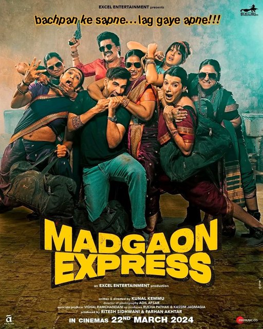 Madgaon Express (2024) Hindi AMZN HDRip x264 AAC 1080p 720p 480p ESub