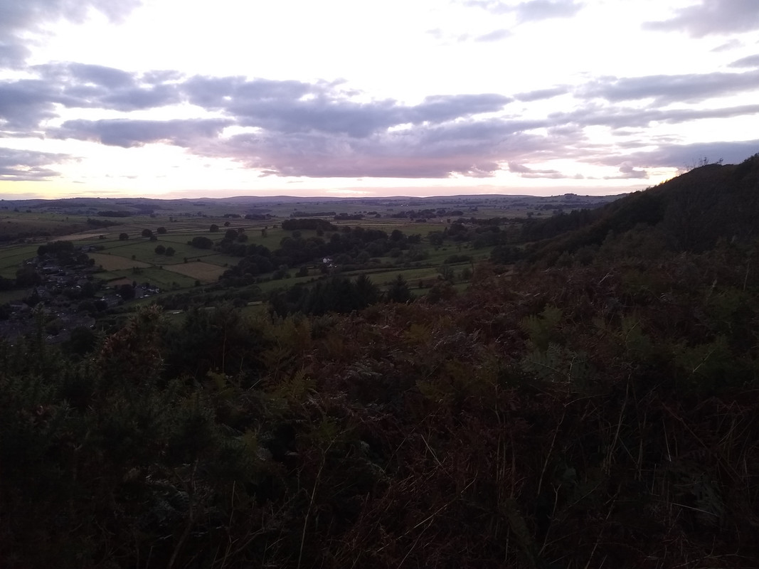 view from above eyam