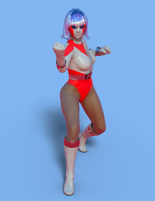 dForce MF Outfit for Genesis 8 and 8.1 Females 