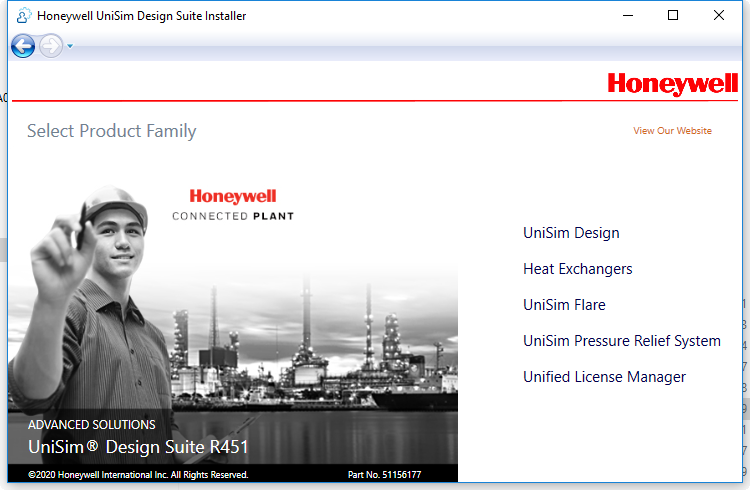 HONEYWELL UniSim Design R451 HONEYWELL UniSim Stil R451