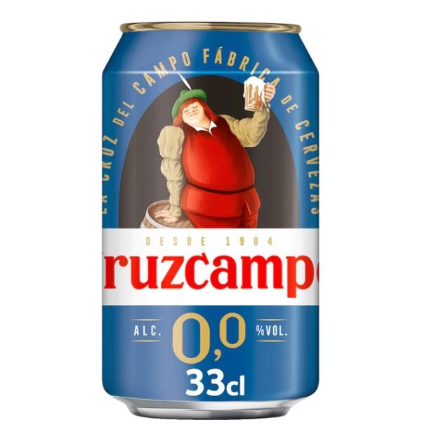 Cerverza Cruz Campo Tremenda en lata 0.0 (330 ml.)