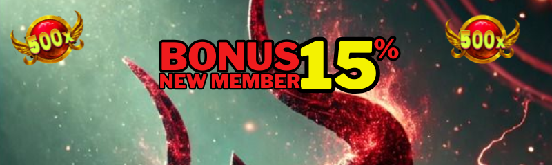 Bonus New Member 15% Semua Games & Harus Wajib Claim ( Tidak Berlaku Untuk TOGEL ) ( DEPOSIT PULSA TIDAK BOLEH BET TOGEL JUGA )
